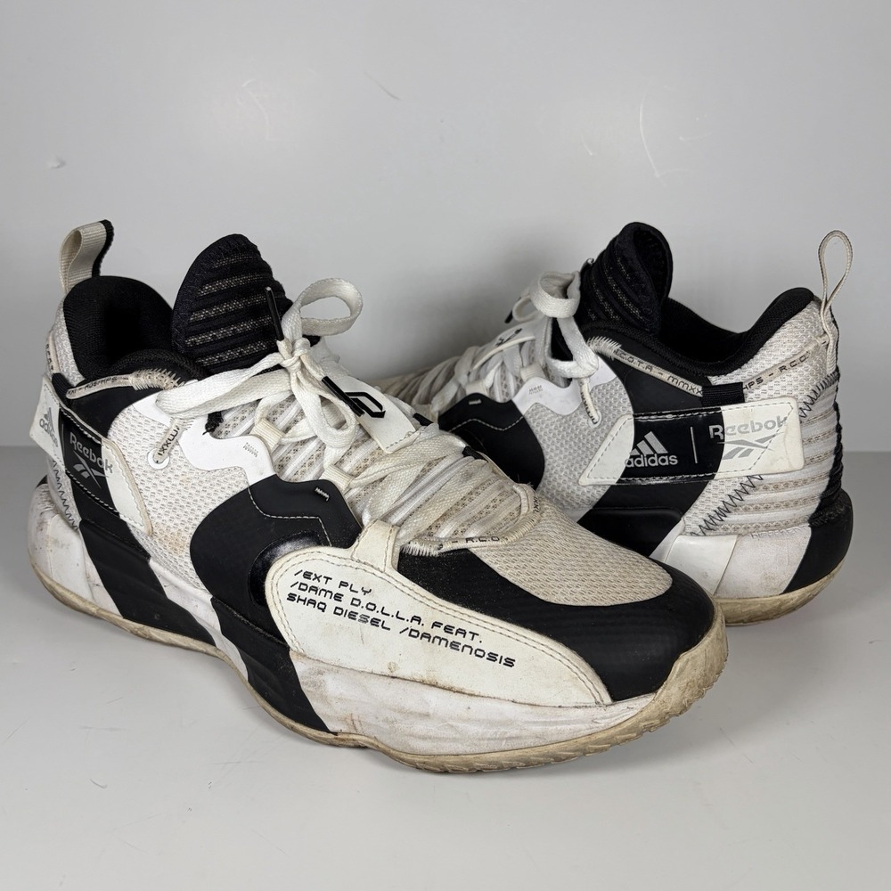 Size 9 Shaquille O'Neal x Adidas Dame 7 EXTPLY Damenosis Sneakers H00427